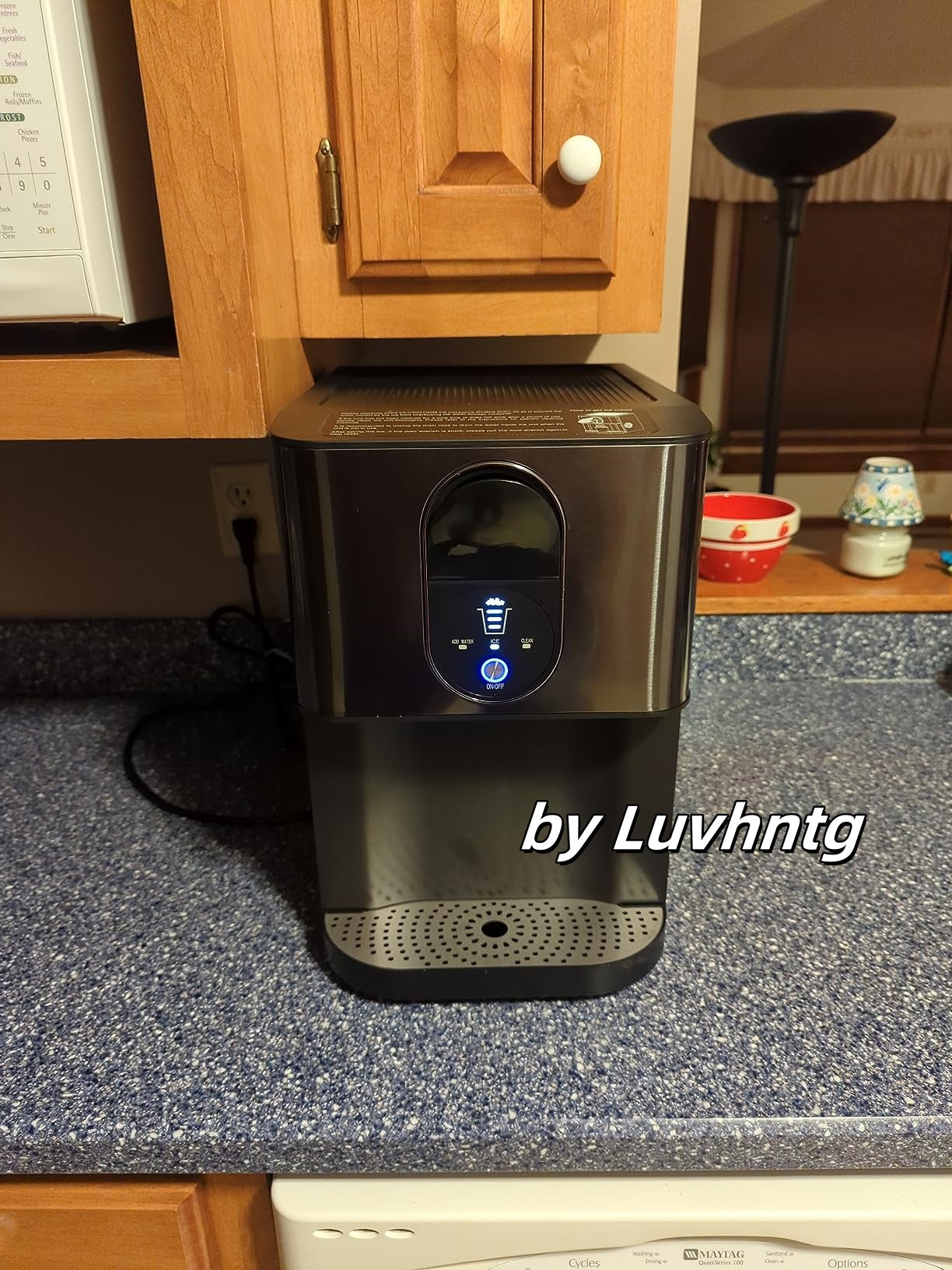 Cowsar 44lbs/24H Nugget Ice Maker Countertop Dispenser